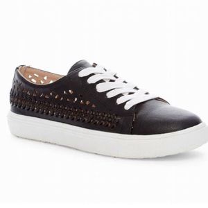 NWT Sam Edelman laser cut leather sneaker